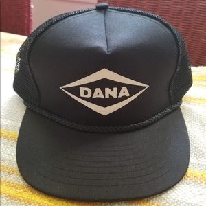 Black Dana Vintage Trucker Hat